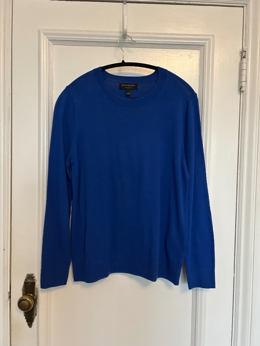 Banana Republic Cobalt Blue Long Sleeved Forever Sweater Size Large